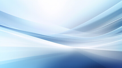 Fototapeta premium abstract blue background., Abstract soft blue wave background. 3d blue background with blue lines.