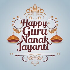 Festive Illustration Celebrating Guru Nanak Jayanti