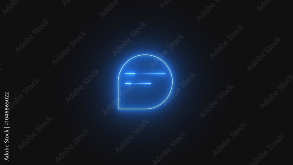 Poster speech bubble icon. comment, chat button for ui design.