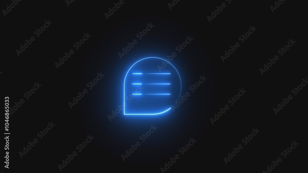 Poster speech bubble icon. comment, chat button for ui design.