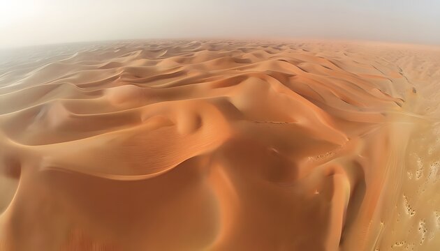 EXpansive Empty Quarter Rub' al Khali Sand Dunes