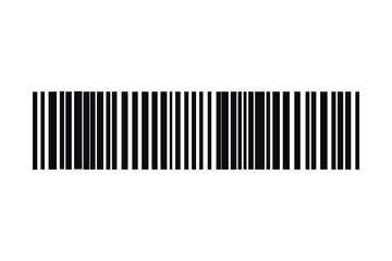 Barcode isolated on white background. Code stripes sticker. Barcode labels, customers qr code