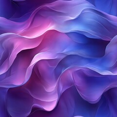 Fototapeta premium Seamless fantasy purple and blue waves textures pattern