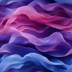 Fototapeta premium Seamless fantasy purple and blue waves textures pattern