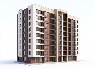 Modern Brick Apartment Buildin