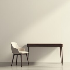 Modern Desk & Chair.