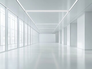 Fototapeta premium Modern Office Corridor.