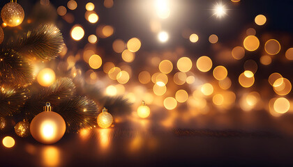 Dark Christmas lights create a blurred festive holiday backdrop with warm glow and happ_1(280)