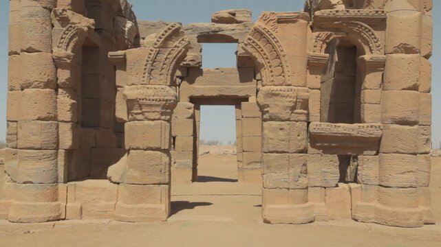 Sudan, Nubia, Naga, roman kiosk