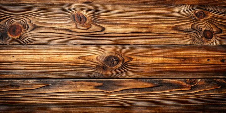 A close-up view of weathered wooden planks with rich grain patterns and distinctive knots revealing the passage of time