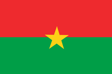 flag burkina faso