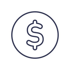 Simple dollar sign icon representing cost competitiveness.