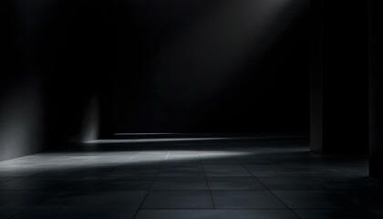 暗い空間　黒い部屋　絶望　希望　概念