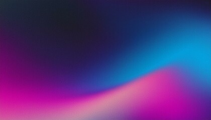 Dark purple pink blue color gradient background blurred neon color flow, grainy texture effect, futuristic banner design