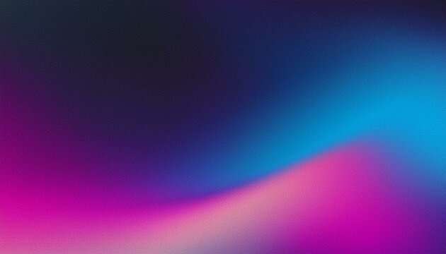 Dark purple pink blue color gradient background blurred neon color flow, grainy texture effect, futuristic banner design