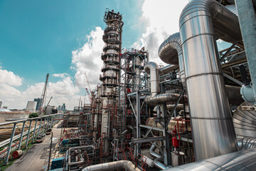 Refinery plant equipment for pump pipeline insulation oil and gas valves pressure safety valve...