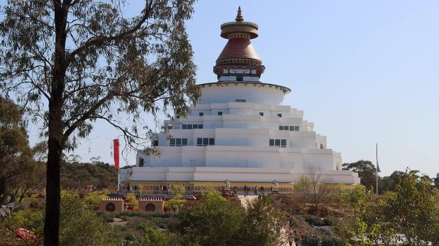 The Great Stupa of Universal Compassion. Bendigo, Victoria, Australia.