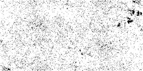 Distressed black texture. Dark grainy texture on white background. Dust overlay textured. Grain noise particles.  Shattered plaster on cement gypsum painted wall.