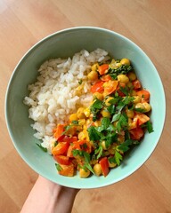 rice with vegetables