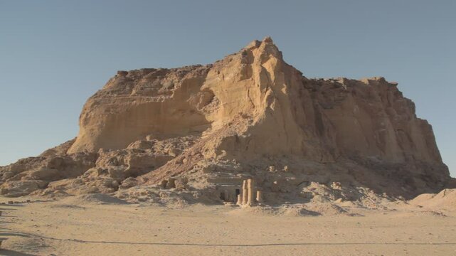 Sudan, Karima, temple of amun in the holy mountain of jebel barkal