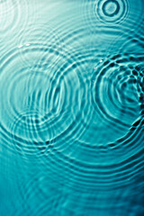 rippled water blue color
