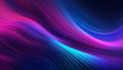 Fototapeta premium Dark purple pink blue color gradient background blurred neon color flow, grainy texture effect, futuristic banner design