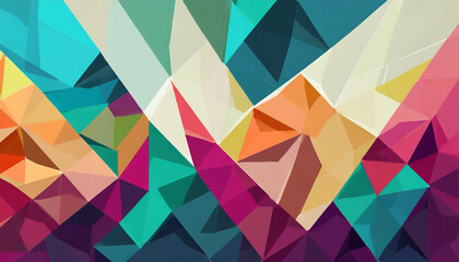 Obraz premium Abstract background with triangles