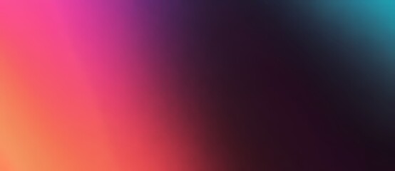 Obraz premium Color gradient, grainy background, blue orange grainy banner poster
