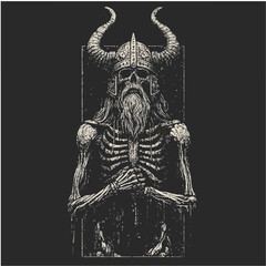 Fototapeta premium skeleton of the dead