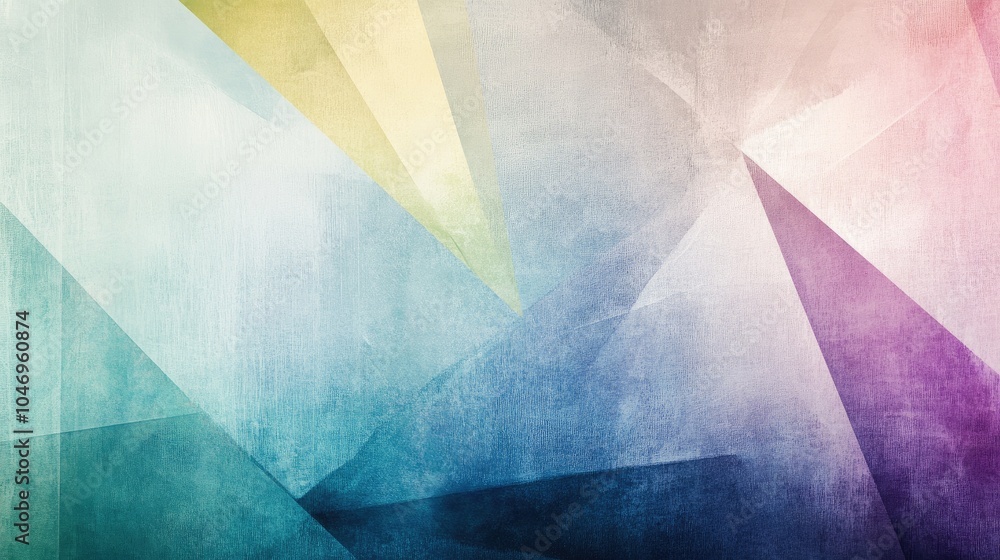 Poster abstract colorful geometry background for design