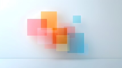 Captivating abstract background design featuring a modern layout of geometric prism shapes in a vibrant gradient color scheme perfect for social media banners advertising covers