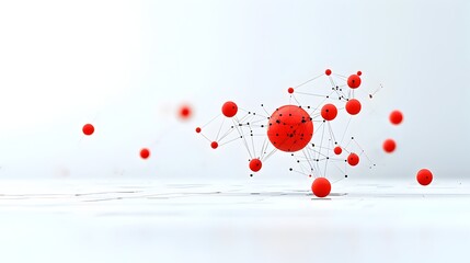 Glowing dynamic particles swirling and flowing in mesmerizing motion on a clean minimalist white background representing the advanced connectivity and innovation of generative systems