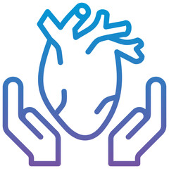 Fototapeta premium Organ Donation Icon