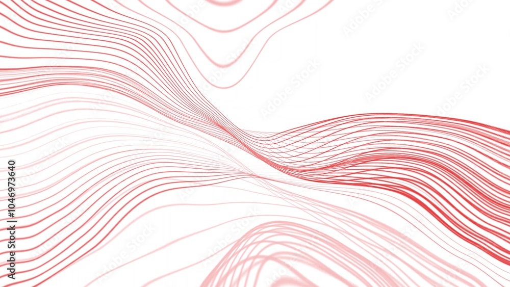 Poster abstract background ribbon line wave, geometric shape line wave background