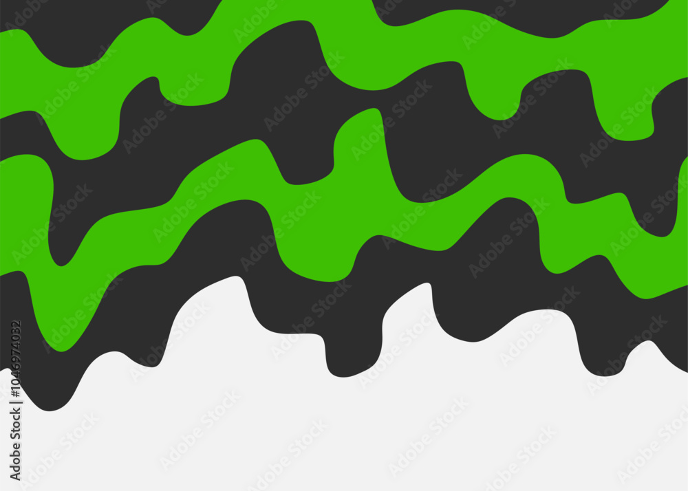 Poster abstract background with melting liquid pattern and with some copy space area