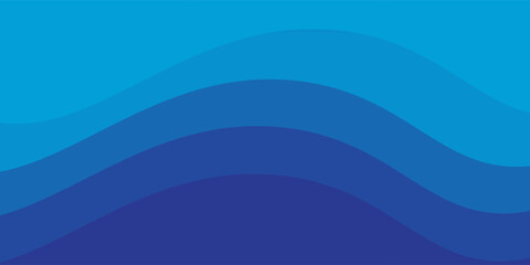 Blue wave background. Vector illustration