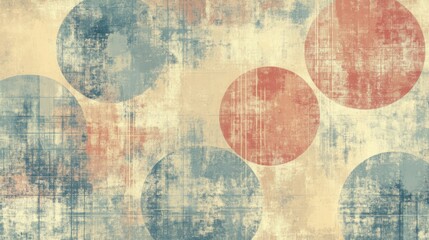 Obraz premium A seamless abstract vector artwork showcases a blend of vintage textures and geometric patterns.