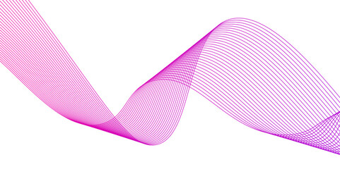 Abstract white background with pink wave for design brochure,Suit for poster, flyer, banner, and illustration,white background for concept technology, digital, communication, science, music.