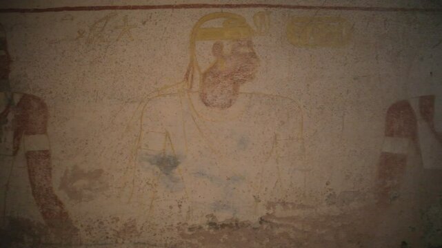 Sudan, El Kurru, amseti in the burial chamber of the tomb of tanutamani