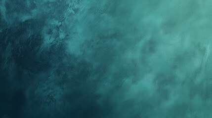 Dark Turquoise Painted Texture with Brush Strokes