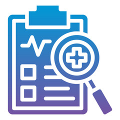 Fototapeta premium Diagnosis Icon