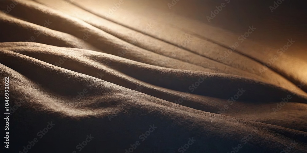 Poster a close up of a piece of fabric with a light shining on it