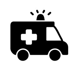 A vehicle designed for medical emergencies, equipped to transport patients and provide care