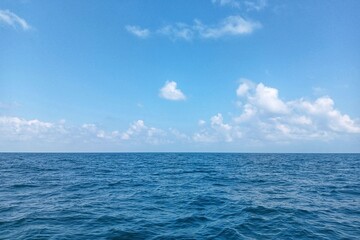 blue sky and sea