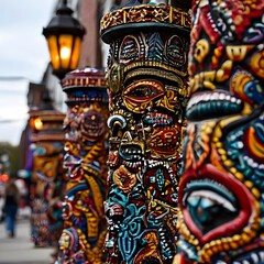 Obraz premium USA election concept abstract design