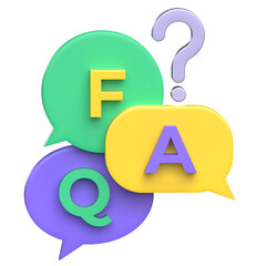 FAQ 3D Icon