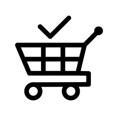 Shopping cart icon template