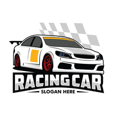 illustration of a car racing car vector car logo design racing car logo vector