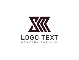 Letter s logo design. elegant luxury fashion logotype linear style