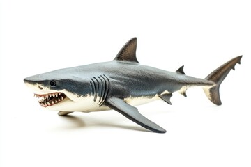 Naklejka premium Realistic Shark Model for Marine Decor